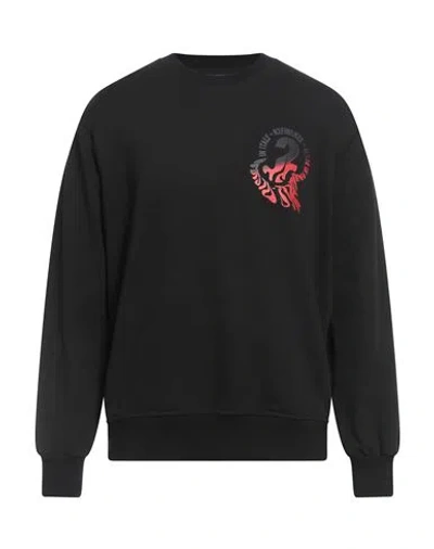 G2firenze Man Sweatshirt Black Size L Cotton, Polyester
