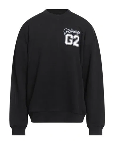 G2firenze Man Sweatshirt Black Size Xl Cotton
