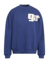 G2firenze Man Sweatshirt Blue Size Xl Cotton