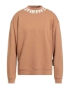 G2firenze Man Sweatshirt Brown Size Xl Cotton