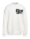 G2firenze Man Sweatshirt Cream Size Xl Cotton