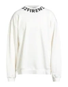 G2firenze Man Sweatshirt White Size Xl Cotton