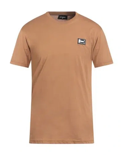 G2firenze Man T-shirt Brown Size Xl Cotton