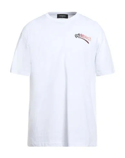 G2firenze Man T-shirt White Size Xl Cotton
