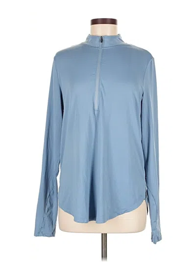Pre-owned G4 Free Long Sleeve Blouse In Blue