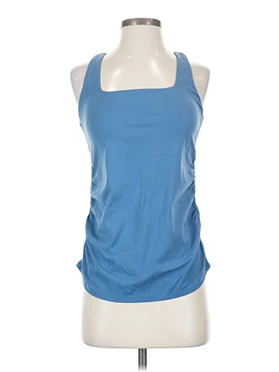 Pre-owned G4 Free Sleeveless Top Blue Halter Neckline Tops