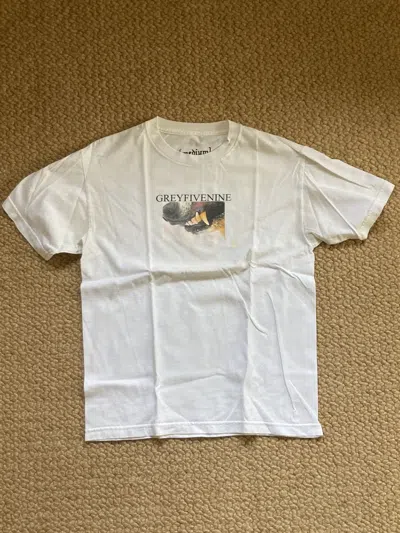 Pre-owned G59 Records Grey Five Nine T-shirt In White
