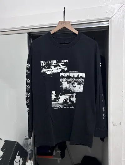 Pre-owned G59 Records X Pouya Uicideboy Merch G59 I Want To Die In New Orleans Long Sleeve In Black