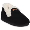 Gaahuu Cozee Faux Fleece Lined Slipper In Black
