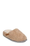 Gaahuu Cozee Faux Shearling Lined Slipper In Tan