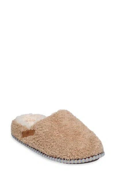 Gaahuu Cozee Faux Shearling Lined Slipper In Tan