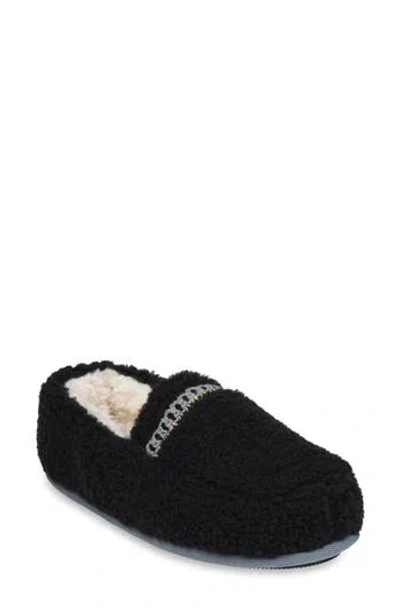 Gaahuu Faux Shearling Lined Slipper (women) In Black