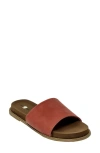 Gaahuu Slide Sandal In Brick Red