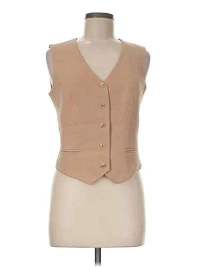 Pre-owned Gaala Sleeveless Blouse In Tan