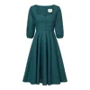 Gaala Women's Green Bardetta Midi Dress In Green