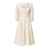 Gaala Women's White Bardetta Linen Dress In Neutral