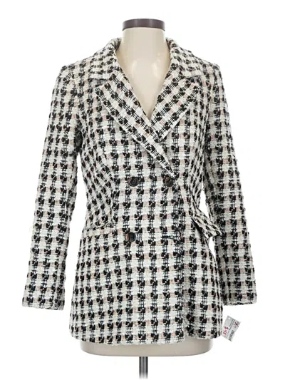 Pre-owned Gaala Wool Blazer Jacket In Ivory
