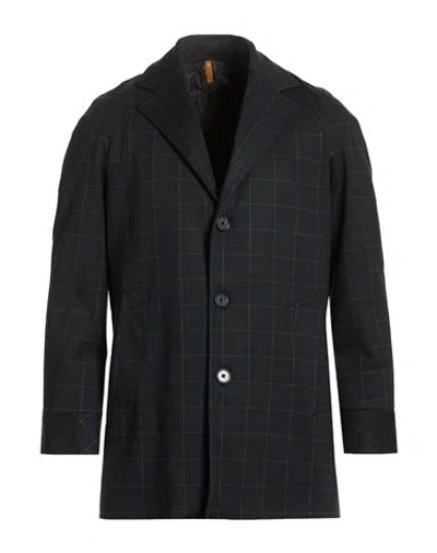 Gabardine Man Jacket Midnight Blue Size 36 Polyester, Viscose, Elastane