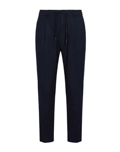 Gabardine Man Pants Midnight Blue Size 28 Polyester, Viscose, Elastane