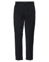 Gabardine Man Pants Midnight Blue Size 38 Polyester, Viscose, Elastane In Blue