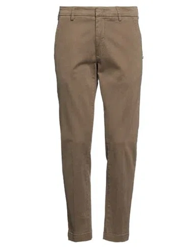 Gabardine Man Pants Military Green Size 32 Cotton, Elastane