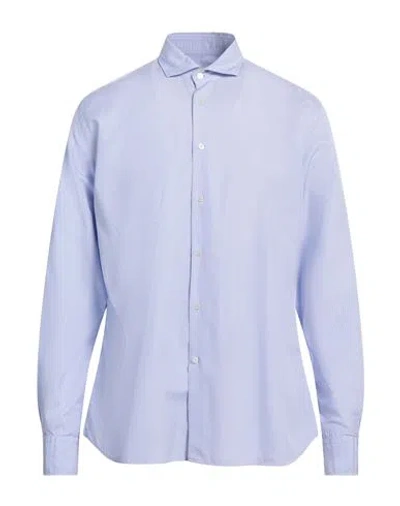 Gabardine Man Shirt Sky Blue Size Xl Cotton