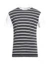 Gabardine Man T-shirt Midnight Blue Size Xxl Cotton In Multi