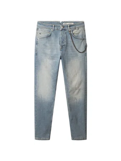 Gabba Alex Cros Chain-link Jeans In Blue