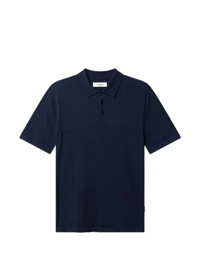 Gabba Benson Knit Polo Shirt In Blue