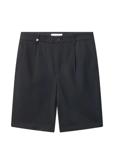 Gabba Gabjoli Pleated Tailored Shorts In Black
