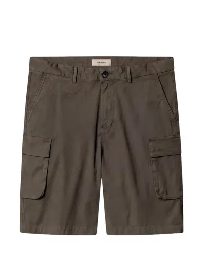 Gabba Gabjoli Ribstop Cargo Shorts In Brown