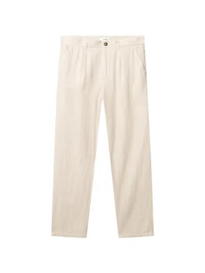 Gabba Gabnapoli 19 Pleated Trousers In Neutral
