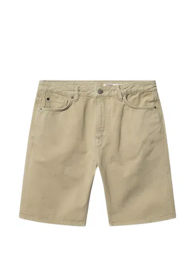 Gabba Logo-patch Shorts In Neutral
