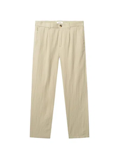 Gabba Pleated Elasticated-waistband Trousers In Gold