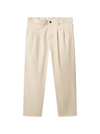 Gabba Pleated-detail Trousers In Neutral