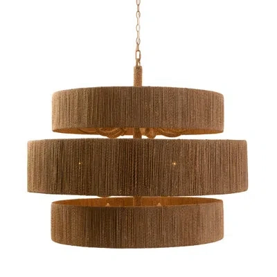 Gabby 15 - Light Chandelier In Natural Seagrass
