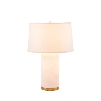 Gabby 27" Gilded Gold Table Lamp In Gilded Gold;white