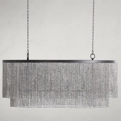 Gabby 6 - Light Chandelier In Venetian Rust|antique White