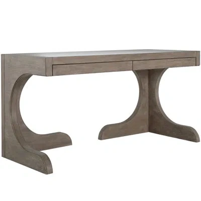 Gabby 60'' W Rectangle Writing Desk In Brushed Gray