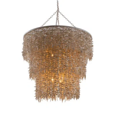 Gabby 7 - Light Chandelier In Winter White|natural