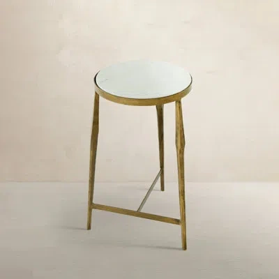 Gabby Adonia Side Table In Honed White Banswara