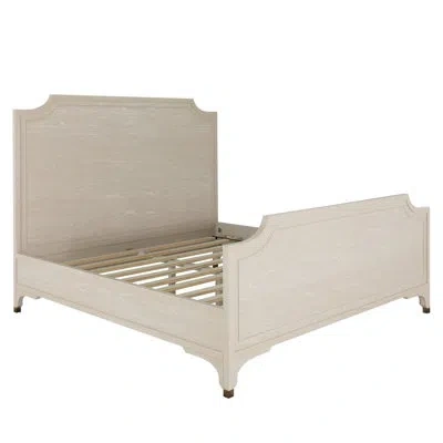 Gabby Alexandra Bed - Dark In Cerused White,stained Gold