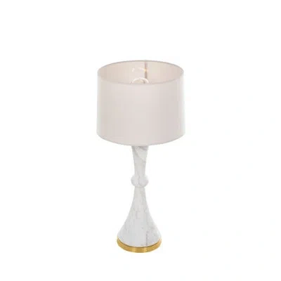 Gabby Alice 30" Table Lamp In Gilded Gold;white