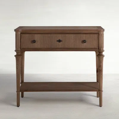 Gabby Andrea Nightstand - Natural In Antique Bronze|satin Oak