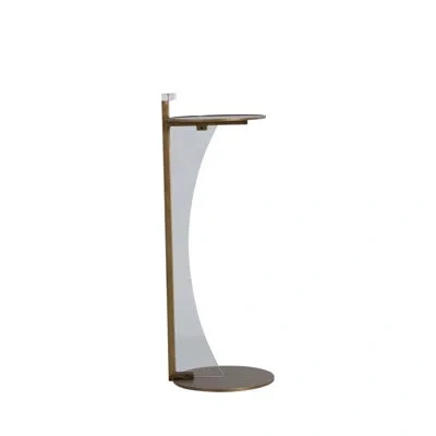 Gabby Ava Drink Table In Brass