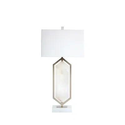 Gabby Braden 32.25" Antique Brass Table Lamp In Antique Brass,white