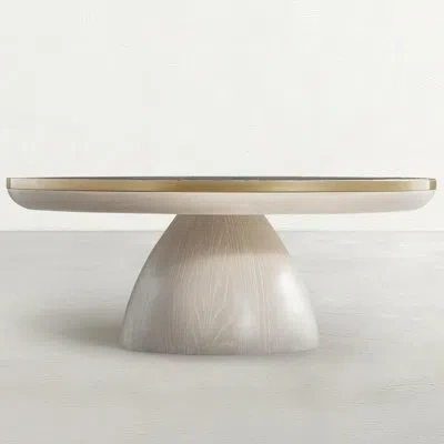 Gabby Cain Coffee Table In Cerused Light Natural