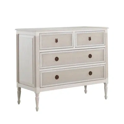 Gabby Caroline Chest - White In Cerused White