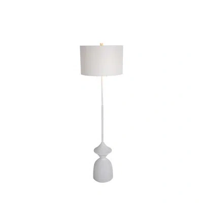 Gabby Charta Floor Lamp In Plaster White