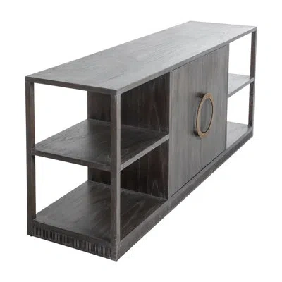 Gabby Chrei Tv Stand For Tvs Up To 78" In Stained Brass|cerused Ash